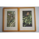 After Terance James Bond (b.1946) Two studies of birds, signed limited edition lithographic