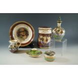 Six items of lustre ware by Alvin F Irving