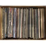 A quantity of LP records