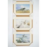 After Robert Taylor (b.1951) Three offset lithographic prints of Second World War RAF Spitfires