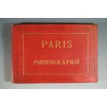 A late 19th Century "Paris Photographie" book with tipped-in photographs