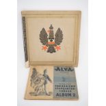 Two inter-War German military cigarette card albums