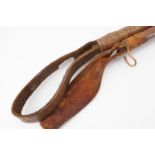 An antler-handled riding crop and one other