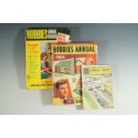 Ephemera comprising two Hobbies Annuals, 1964 & 1966, and Corgi toy car catalogue