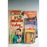 A quantity of vintage pulp fiction, romantic and ghost story publications, circa 1930s - 1960s