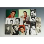 A quantity of Elvis Presley promotional postcards etc