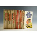 A quantity of 1970s Spaghetti Western / Clint Eastwood Western paperback novels by Joe Millard and