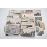 A quantity of largely early 20th Century military postcards