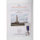 A George V Fleet Reserve Long Service medal to 44291 Signalman William Alfred Roche-Martin [Killed