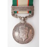 A George VI India General Service medal with North West Frontier 1936-37 clasp to MT - 109105 Ftr