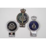 Cyprus, Federation of Malaya and Nigeria Police car bumper badges