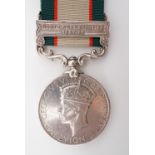 A George VI India General Service medal with North West Frontier 1937-39 clasp to 1135 Sowar Puran