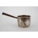 A Victorian silver novelty miniature / doll's house sauce pan, Cornelius Desormeaux Saunders & James