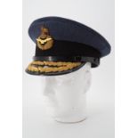 A late 20th Century RAF Air Officer's peaked cap