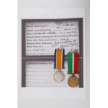British War and Mercantile Marine Medals to Joseph Softley [Softly appears to have been a Prisoner