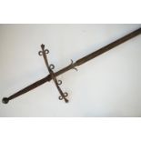 A 17th Century German processional sword, 165 cm [See Christie's A Private European Salle D'Armes