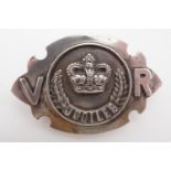 A Queen Victoria Silver Jubilee royal commemorative brooch, with locket back, 8.5g