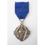 A Great War silver Masonic Hall Stone jewel, to Bro. E. G. Warland