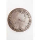 A Louis XV 1725 silver ecu / coin