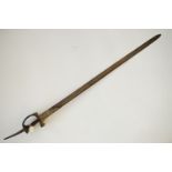 An Indian firangi sword, blade 102 cm, late 18th / early 19th Century