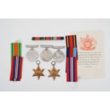 A group Second World War campaign medals including Burma Star