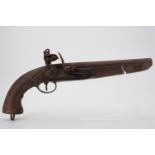 An early 19th Century Belgian flintlock Sea Service pistol