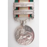 A George VI India General Service medal with two North West Frontier clasps to 20850 Spr Noor