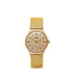 Reloj Longines de pulsera para caballero. En oro. Armis no original. Esfera de tonalidad champagne