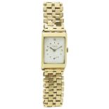 Reloj International Watch de pulsera para señora. En oro. Esfera blanca con numeración arábiga y