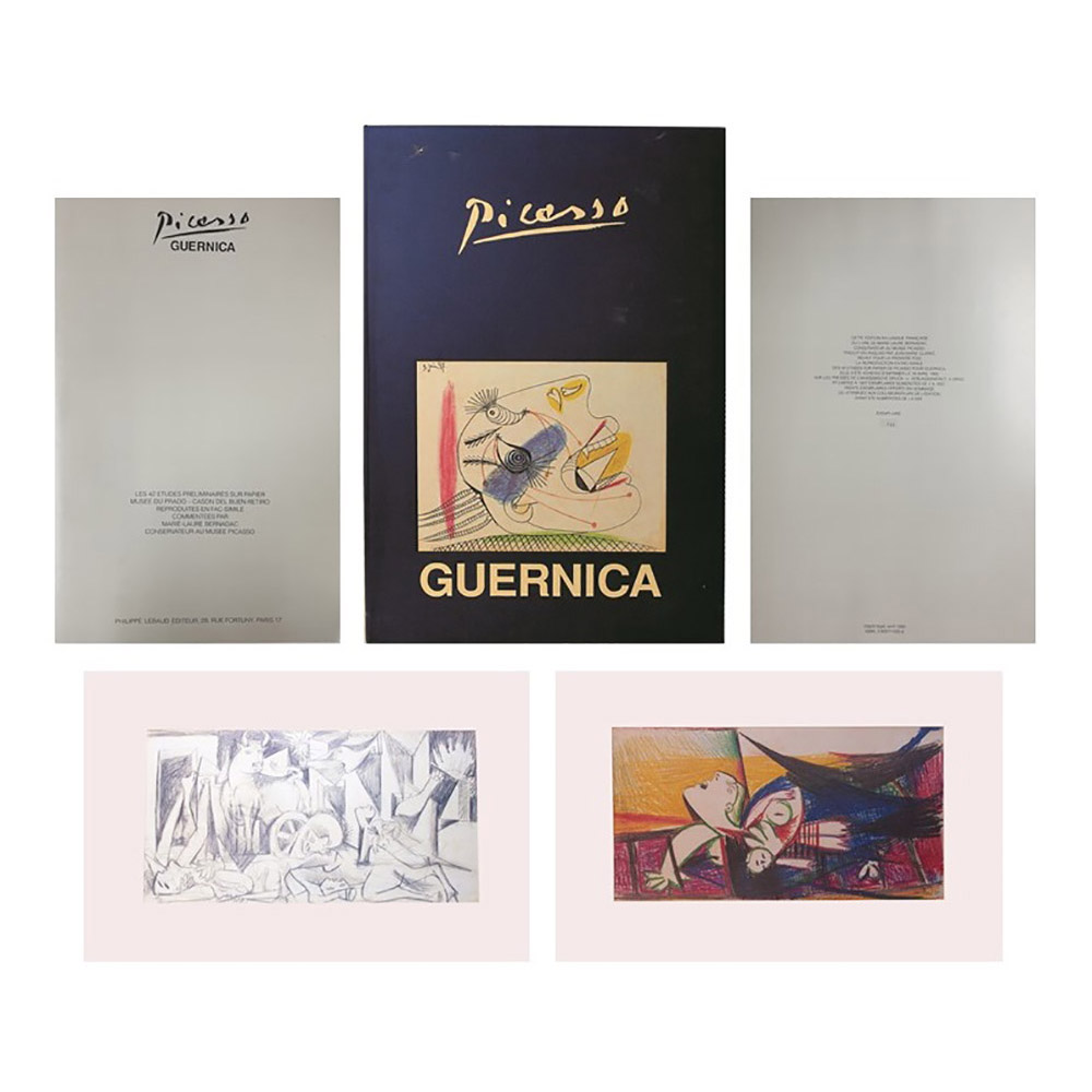 Libro: "Picasso. Guernica". Edición facsímil en francés de los 42 estudios preparatorios para el