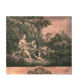Jacques Philippe Le Bas (París, Francia, 1707-1783) Pensent-ils au raisin? Grabado según obra de