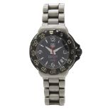 Reloj Tag Heuer Fórmula 1 de pulsera para cadete. En acero. Ref. WAC1210/GT1408. Esfera negra con