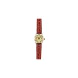 Reloj Rolex Oyster Perpetual Date de pulsera para señora. En acero, oro y correa de piel no