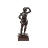 Manolo Hugué (Barcelona, 1872-Caldes de Montbui, Barcelona, 1945) Desnudo femenino. Escultura en