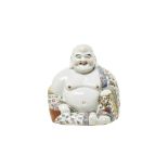 Buda. Figura en porcelana china, primer tercio del s.XX.