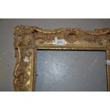 19th Century gilt moulded composition picture frame, the aperture 8.25ins x 10.