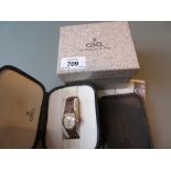 Ladies Ebel quartz wristwatch in original box with papers etc