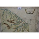 Group of three reproduction maps, French Guiana, Bohemia and Germany,
