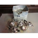 Small quantity of miscellaneous silver plate