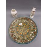 North African pottery plate,
