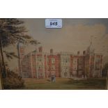 Late 19th or early 20th Century English school, watercolour,