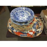 Ironstone meat plate,