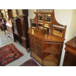 19th Century walnut Aesthetic Movement chiffonier,