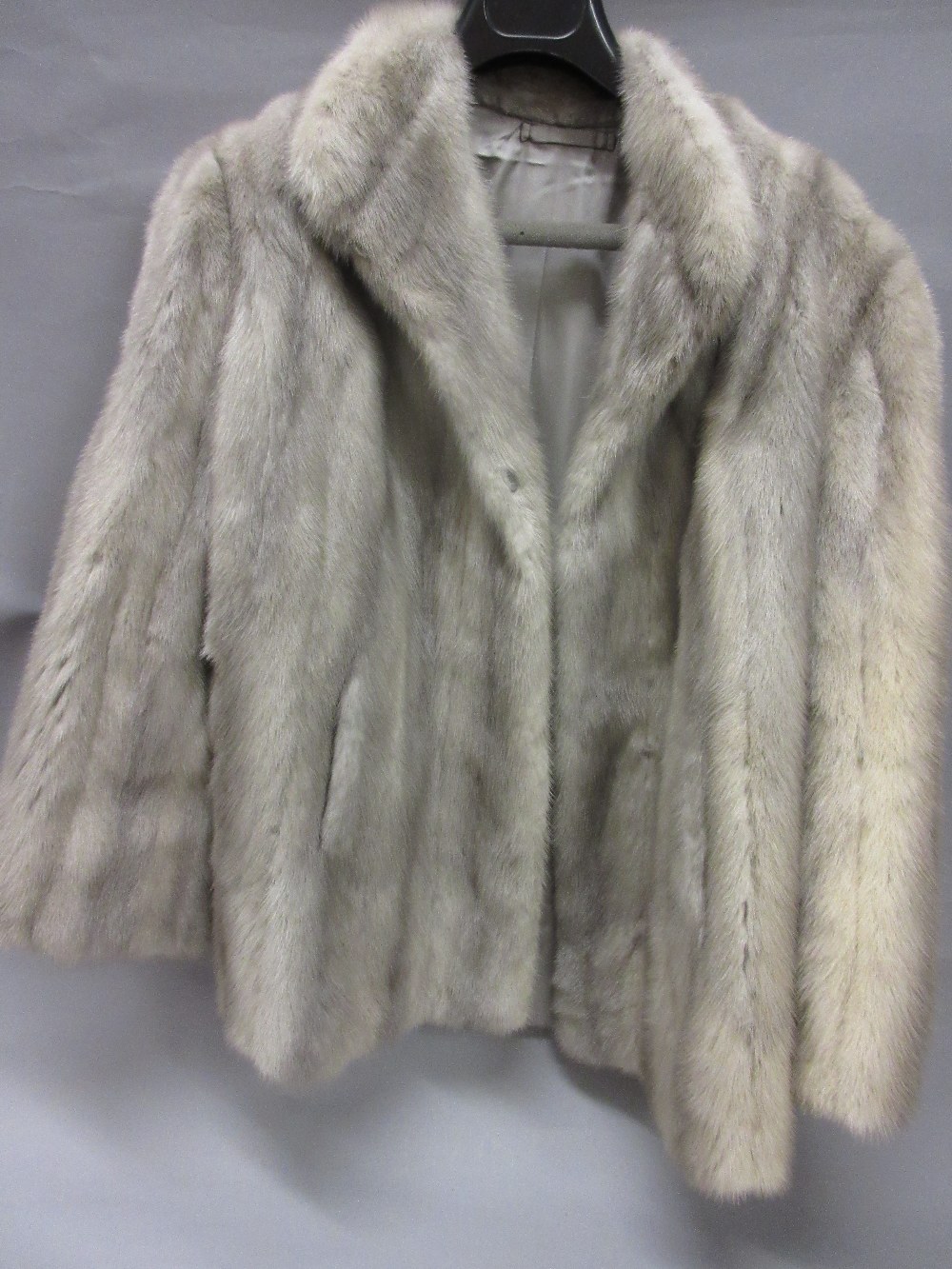 Ladies white fur half length fur coat by Grosvenor exclusive to Harrods, - Image 2 of 2