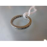 Small diamond set full eternity ring CONDITION REPORT Ring size G 1.