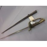 Early 19th Century French officer's dress sword,