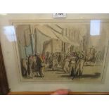 Harold Hope Read, watercolour on paper, street scene, signed and dated '27,