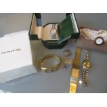 Ladies Favre-Leuba wristwatch in original box with certificate,