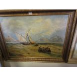 Late 19th or early 20th Century oil on canvas,