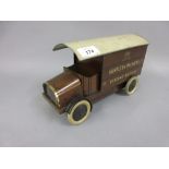 Huntley and Palmers biscuit box in the form of a lorry